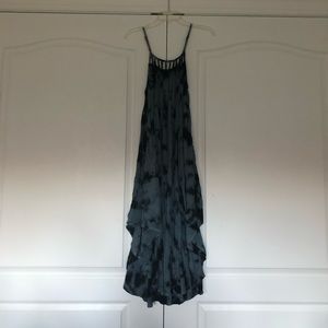SALE Raviya Navy Blue Tie-dyed Thin Coverup Dress